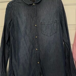 Banana Republic Blue Denim Shirt. New